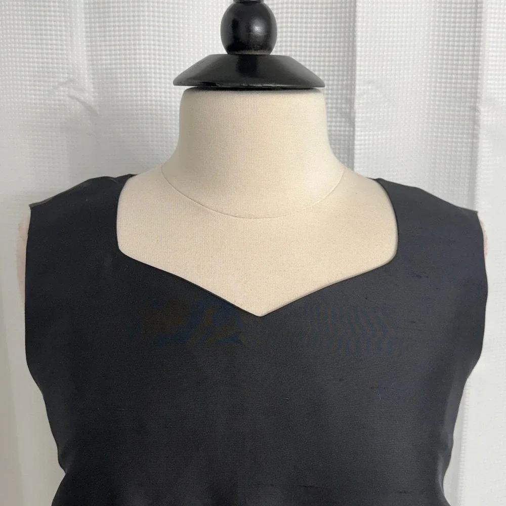 Worthington Women's Sleeveless 100% Silk Fully Lined Sheath Dress - Picture 2 of 10